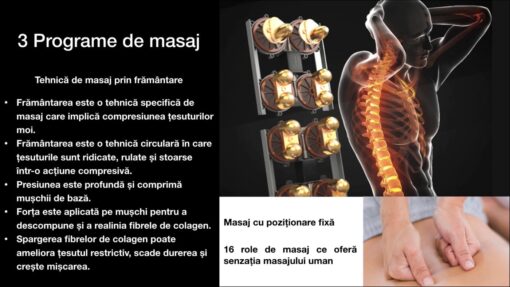 Fotoliu de masaj corporal complet, 8 puncte fixe cod: 181151