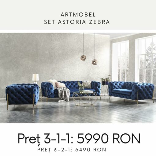 SET CANAPELE ASTORIA ZEBRA